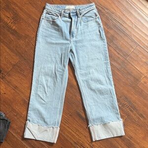 Abercrombie curve love 90’s relaxed Jean high rise